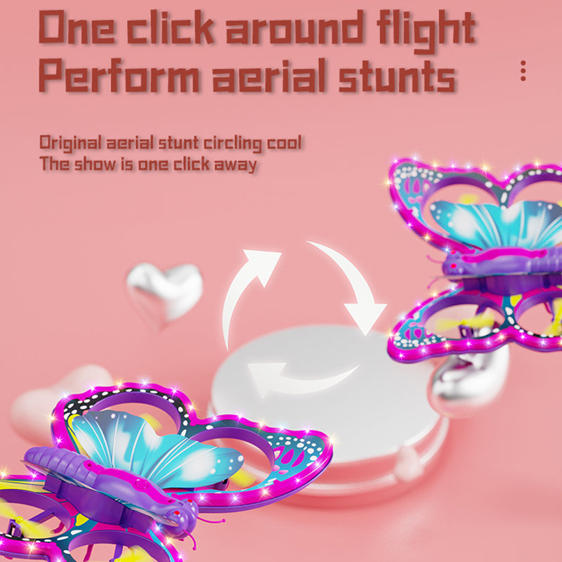 4DRC V40 Butterfly Drone Children's Flying Quadcopter Toy without Aerial Photo Function (Single Battery) 4DRC V40 Butterfly Drone Children's Flying Quadcopter Toy without Aerial Photo Function (Single Battery)